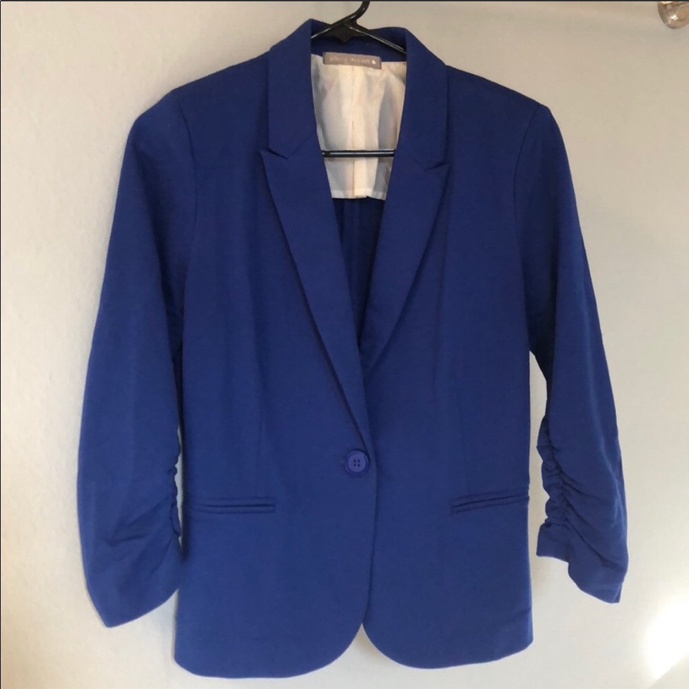 Olivia Moon Blue 3/4 Blazer